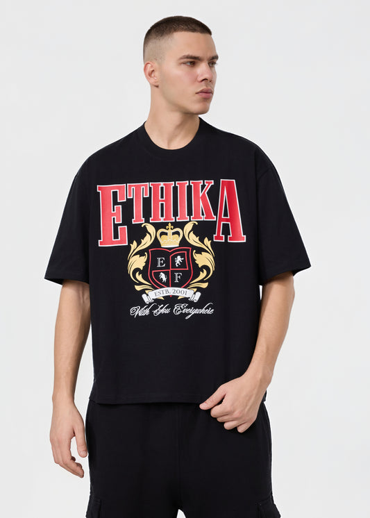 Ethika Mens box cut tee Graduate