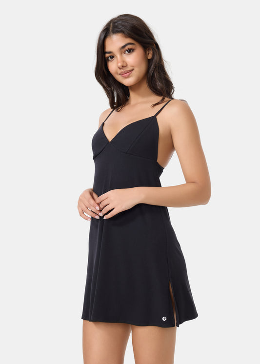 Ethika Womens premium slip dress Nightfall