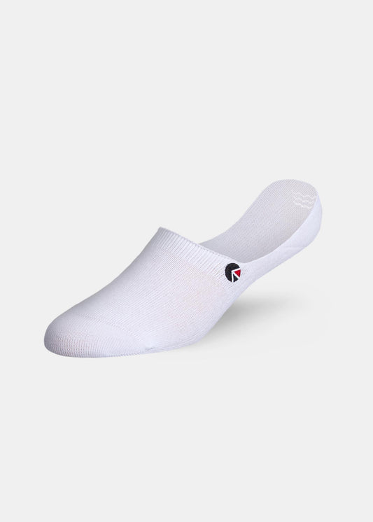 Ethika Mens no show socks Black Logo - White